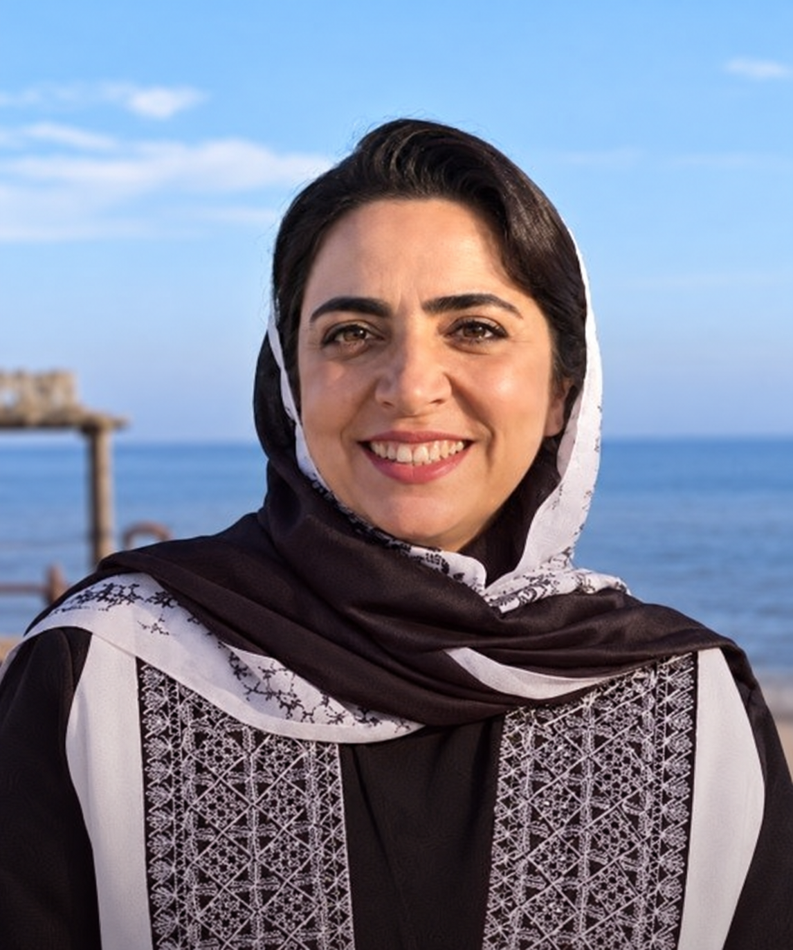 Porträt von Souda Ebrahimi Shamsabadi